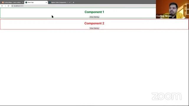 Webinar on High Order Components in React смотреть онлайн