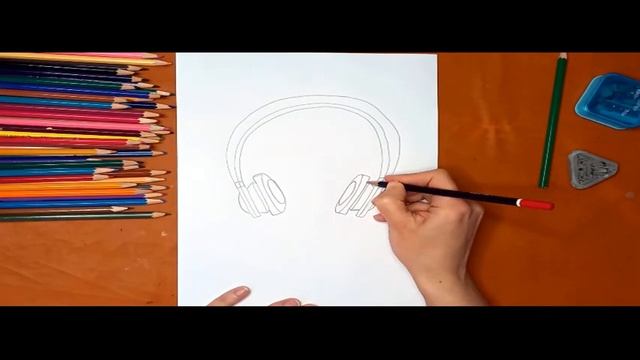 Как нарисовать наушники. Онлайн-школа рисования "Малевашки" смотреть онлайн