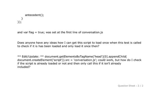 jQuery : Load js script only when it has not been loaded already and then only once смотреть онлайн