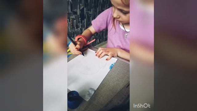 Даша делает обьемную поделку Воздушный шар смотреть онлайн