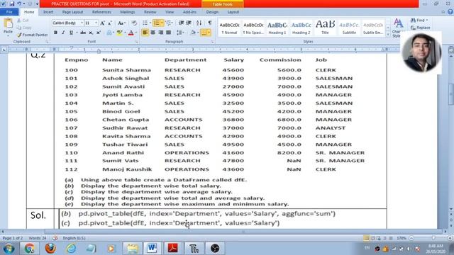 CBSE PRACTISE QUESTIONS ON groupby Function in Dataframe- Python Pandas XII IP CBSE смотреть онлайн
