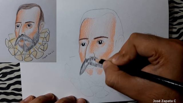 Cómo Dibujar A MIGUEL CERVANTES SAAVEDRA? | HD