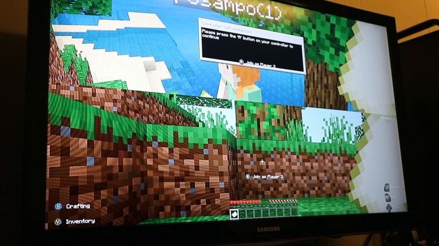 how to split screen in Minecraft / XBOX ONE spilt screen Minecraft / Multiplayer / 2 3 player смотреть онлайн