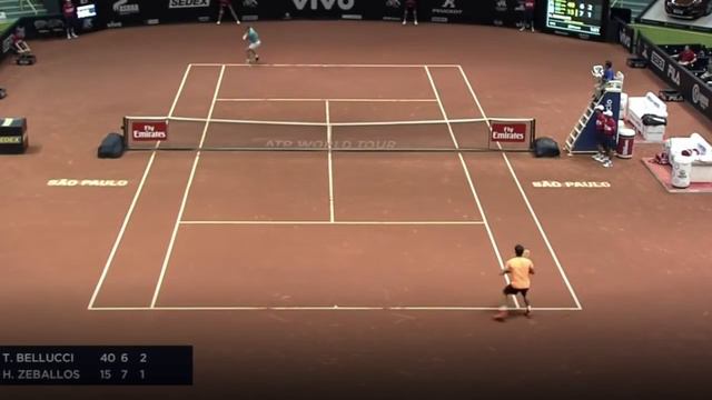Thomaz Bellucci vs Horacio Zeballos | 1R Sao Paulo 2018 Highlights HD смотреть онлайн
