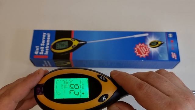 pH метр PH-300 для почвы электронный 4 в 1