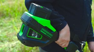 Тест мощных аккумуляторных триммеров Greenworks 82 B