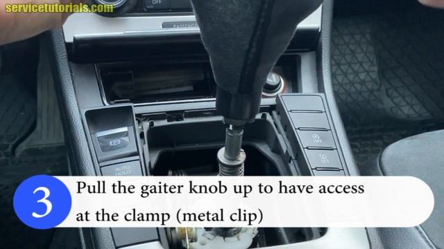 TUTORIAL: How to replace VW Passat B6, B7, CC (2010-2015) Gear Shift (boot) Knob Gaiter 8 easy step смотреть онлайн