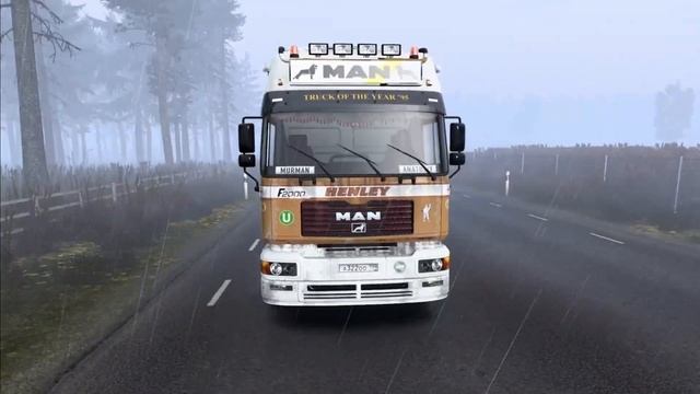 #EuroTruckSimulator2 : MAN F2000 low loader trawl#2 #3монитора #TripleScreen #TMT300 #TH8A смотреть онлайн