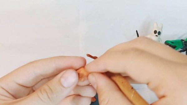 БОМЖ из игры Rain World.Пластилиновые фигурки#пластилин #rainworld