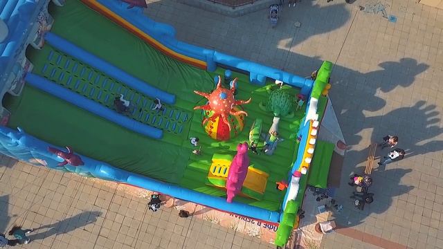 Надувной батут Подводный мир - надувной батут для парка, большой коммерческий надувной батут смотреть онлайн