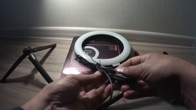 Светодиодное кольцо ? с АлиЭкспресс с регулятором яркости, тёплым и холодным светом! смотреть онлайн