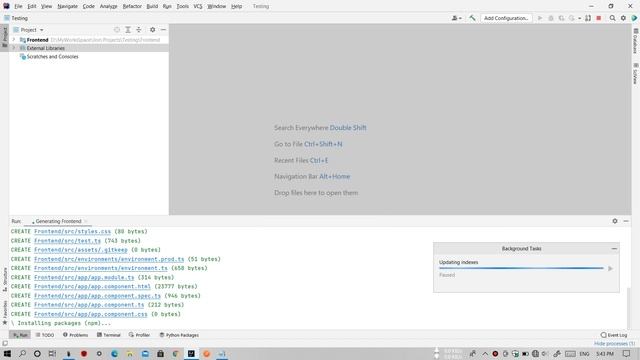 How to Create Frontend [ Angular ] And Backend [ Spring ] Project смотреть онлайн