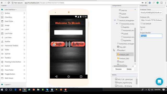 How To Connect Thunkable Data to firebase Bangla Tutorial 2018 смотреть онлайн