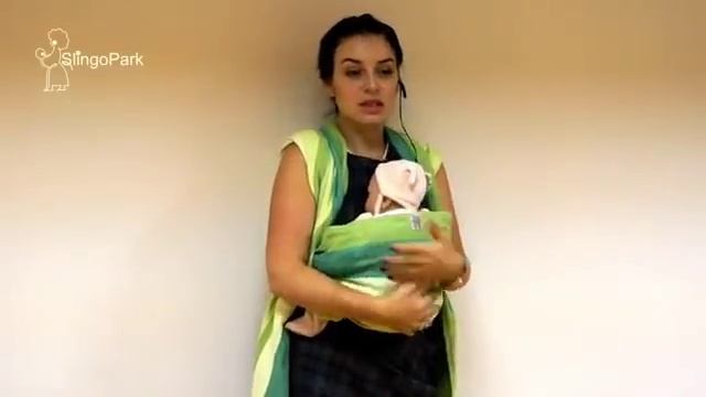 Слинг шарф, намотка 'Крест над карманом' видео-инструкция. смотреть онлайн