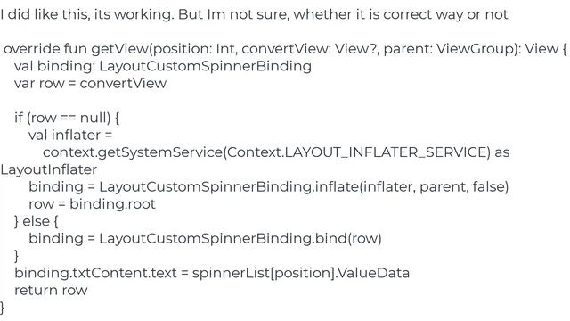 Android :Using ViewBinding on an ArrayAdapter смотреть онлайн