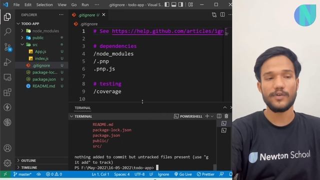 Learn Git and Github basics in 9 minutes | Newton School смотреть онлайн