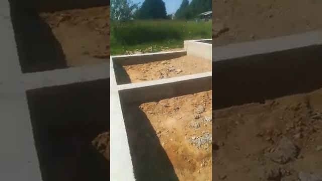 Й129. Свайноростверковый фундамент для бани на склоне с перепадом высот по диогонали 1,2 м смотреть онлайн