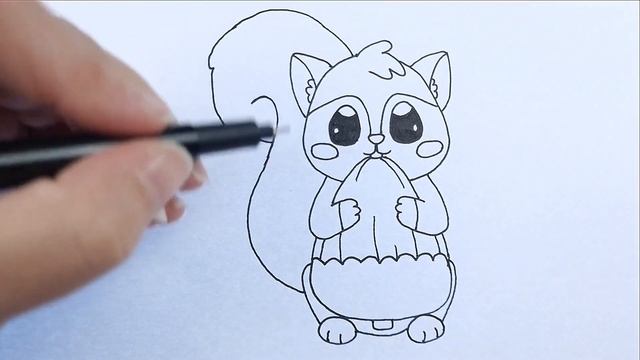 How to Draw! Cute Woodland Animals | Drawing cute Woodland Animals step by step смотреть онлайн