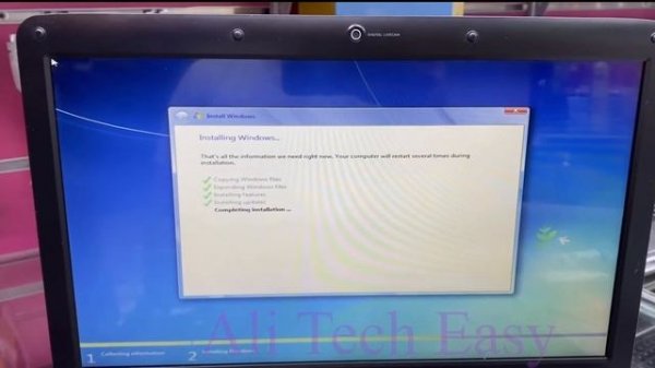 How to install windows 7 in Samsung laptop from USB DRIVE | Samsung R540 install windows 7 from USB