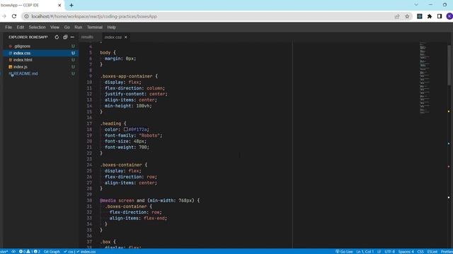 CODING PRACTICE 2 | BOXES | REACT JS | CCBP 4.O | CCBP смотреть онлайн