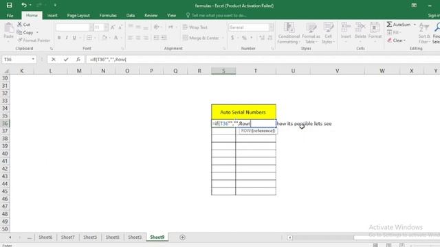 To create an automatic series of numbers in Excel смотреть онлайн