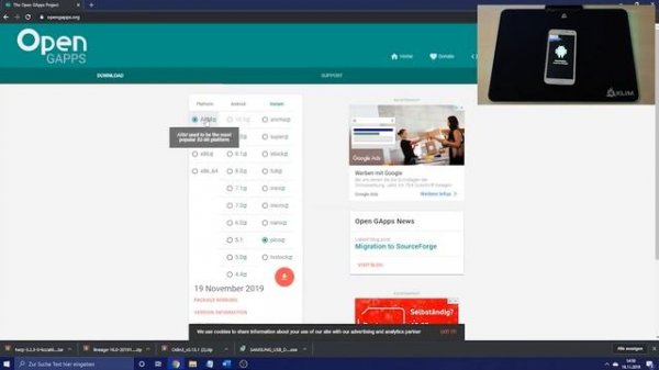 Android 9 auf dem Samsung Galaxy S5  - LineageOS 16.0