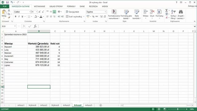 Excel porada #31 WYKRESY NIESTANDARDOWE смотреть онлайн