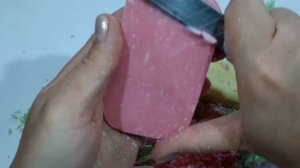 Cutting dry soap / ASMR soap / Режу сухое мыло. АСМР мыло