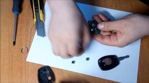 Ремонт ключа Рено Логан. Как поменять корпус ключа рено (Renault)  логан, сандеро, Ремонт кнопки.