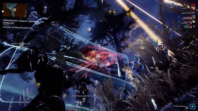 Warframe Teralyst Gantulyst Hydrolyst Eidolon Hunt смотреть онлайн