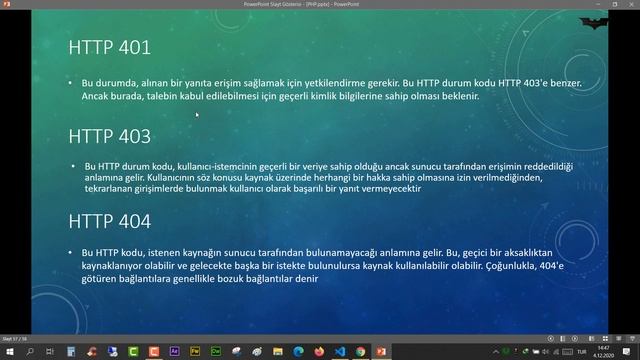 PHP Ders 40 HTTP Durum Kodları ve White Space смотреть онлайн