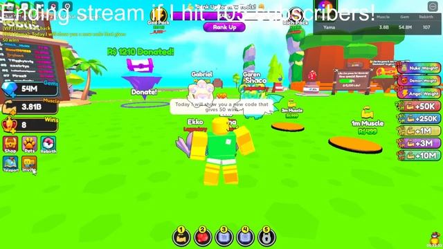 Strong Muscle Simulator! New 50 wins code! смотреть онлайн