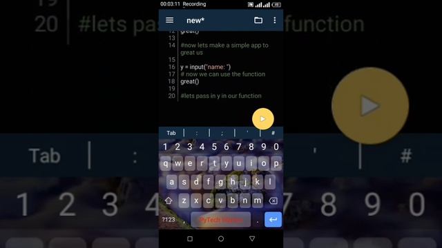 function in pydroid смотреть онлайн
