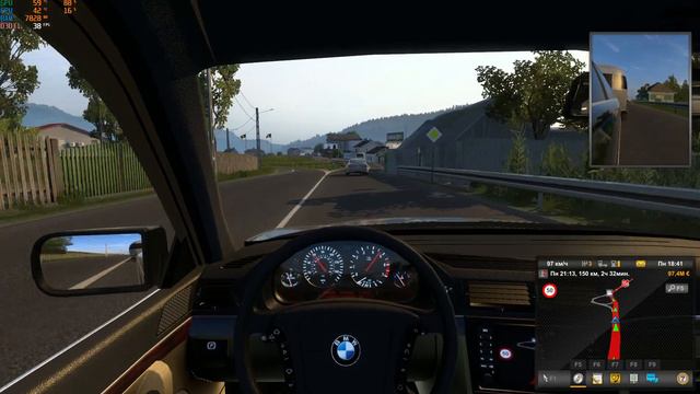 Euro Truck Simulator 2/Бумер-это сила/катка BMW 750/Logitech momo racing/ rx 580 смотреть онлайн