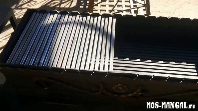 Мангал-беседка СТАЛ-1 с печкой и жаровней смотреть онлайн