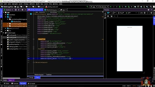 ImageView dan Glide pada ANDROID STUDIO смотреть онлайн