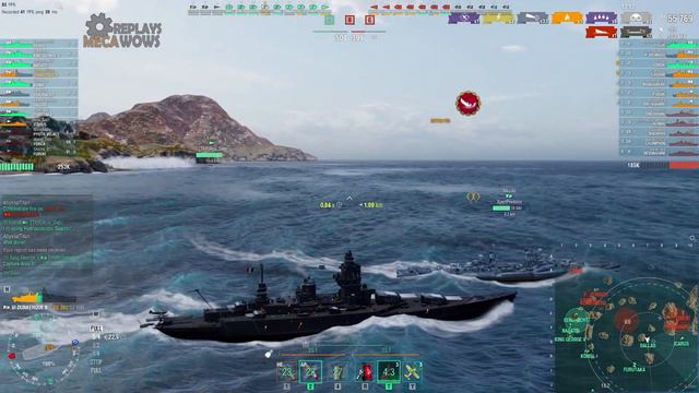 Again Slow and Steady wins the race Dunkerque 3 kills | World of Warships Gameplay смотреть онлайн