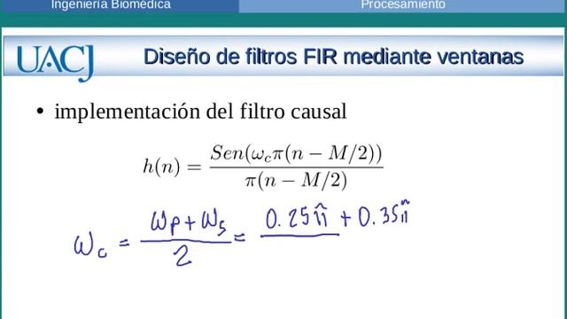 diseño de Filtro FIR mediante Ventana. (python) смотреть онлайн