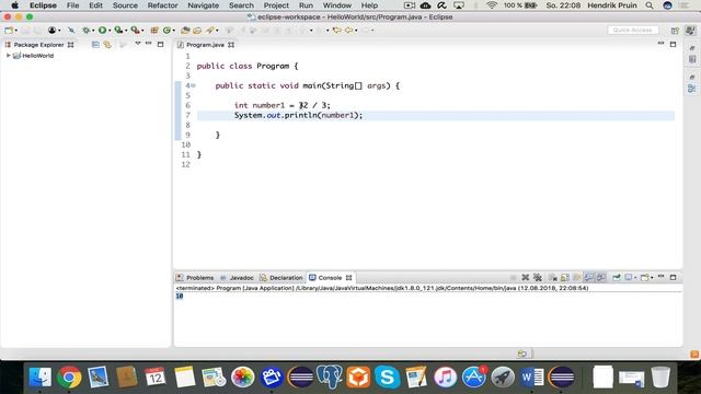 Java Tutorial Deutsch (German) [6/24] - Der Modulo Operator смотреть онлайн