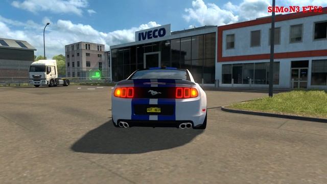 FORD MUSTANG 900cv [1.30x] - SiMoN3 ETS2 (+download) смотреть онлайн