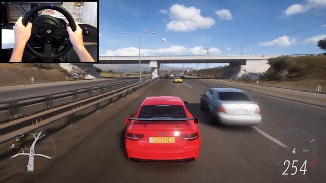 900HP Audi RS 3 Sportback 2011 - Forza Horizon 5 | Steering Wheel (Thrustmaster T300RS) Gameplay смотреть онлайн