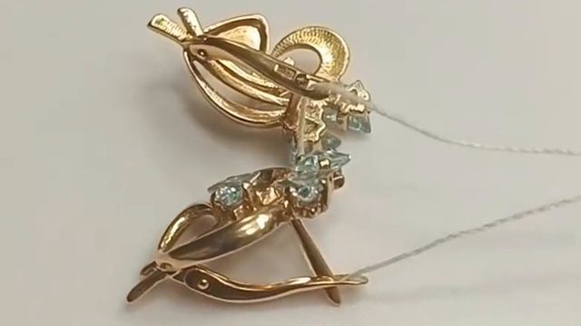 #серьги золотое 585 | #6903 смотреть онлайн
