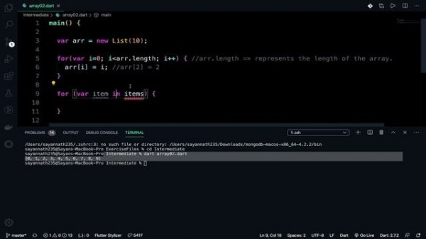 14. More on Arrays in Dart | Dart and Flutter series | DSC KIIT