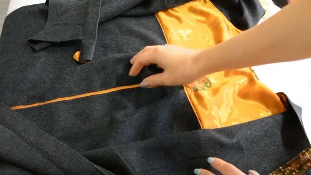 Шью Куртку - Рубашку. Переделка мужского пальто. смотреть онлайн