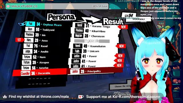 Let's Play Persona 5 Royal Part 40  🎀Mala ASMR🎀 Neko Vtuber