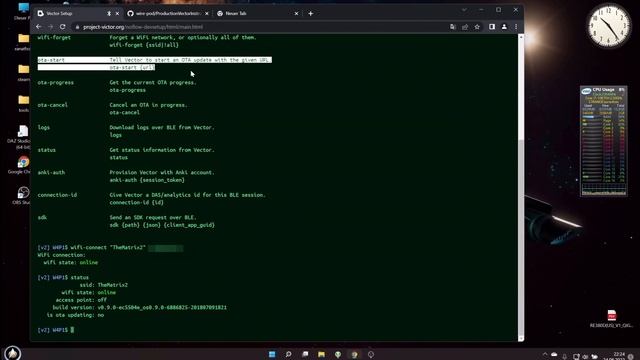Upload Escape Pod OS 1.8 To Anki Vector For Wire-Pod