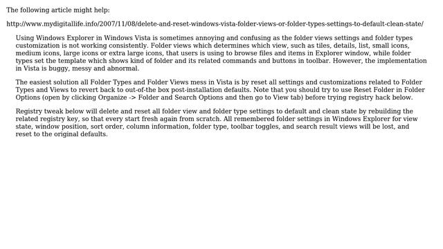 Setting the Open File dialog default view in Vista (2 Solutions!!) смотреть онлайн