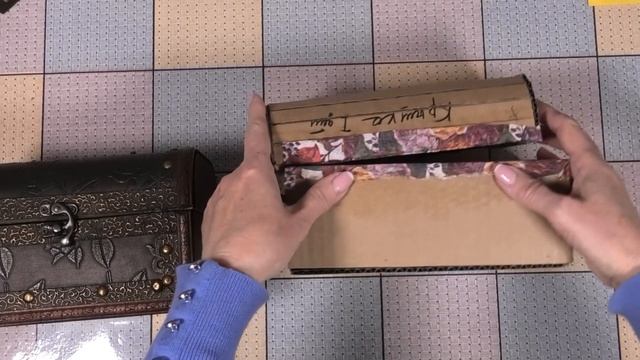 Красивый сундучок из картона своими руками | ВАУ идея из картона смотреть онлайн