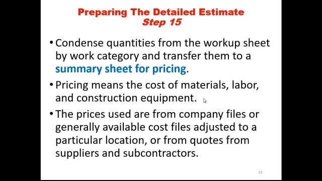 Building Cost Estimate (Part 1) смотреть онлайн