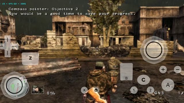 Запуск на смартфоне Sniper Elite, android, mi8 Snapdragon 845, dolphin emulator смотреть онлайн